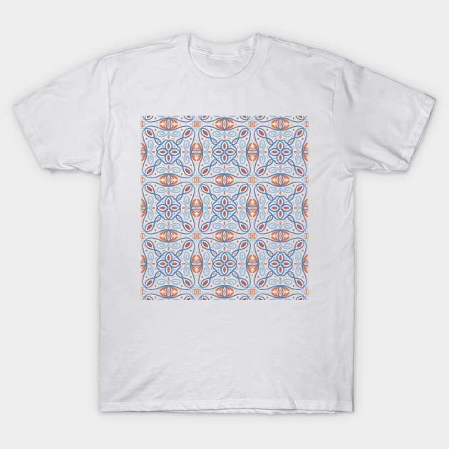 Mediterranean Tiles (Athens) T-Shirt by Cascade Patterns